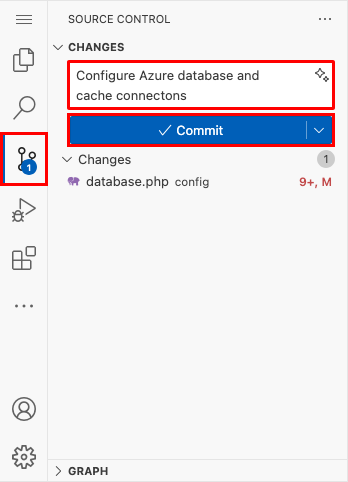 A screenshot showing the changes being committed and pushed to GitHub.