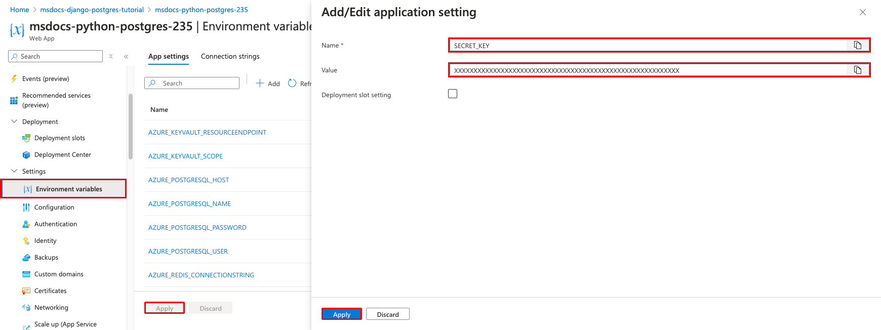 A screenshot showing the Add/Edit application setting dialog.
