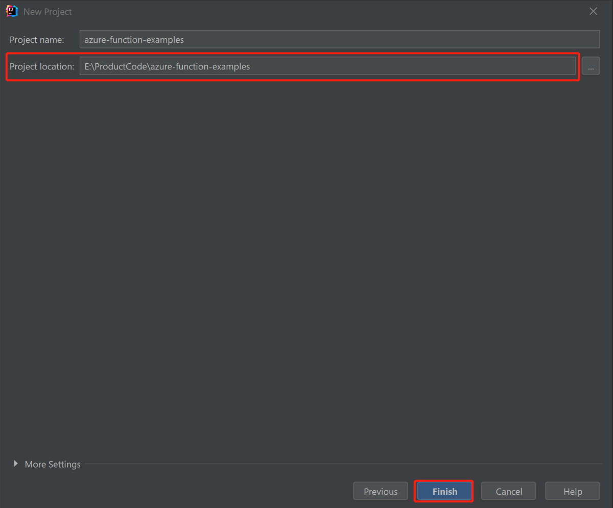 Create function project finish.