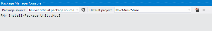Installing Unity.Mvc3 NuGet Package Installing Unity.Mvc3 NuGet Package