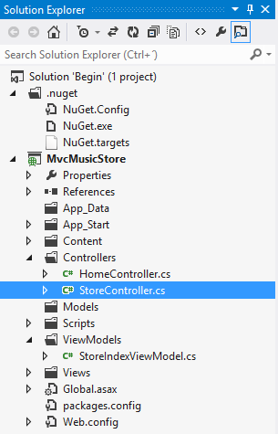 Opening StoreController class Opening StoreController class