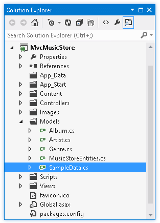 Sample data populate code Sample data populate code