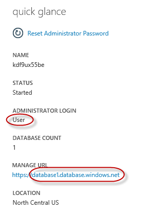 SQL Database Server Dashboard SQL Database Server Dashboard