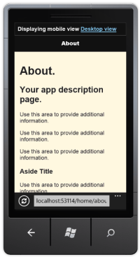 About page About page