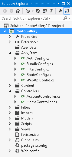 The ASP.NET MVC 4 Internet Application Project Template The ASP.NET MVC 4 Internet Application Project Template