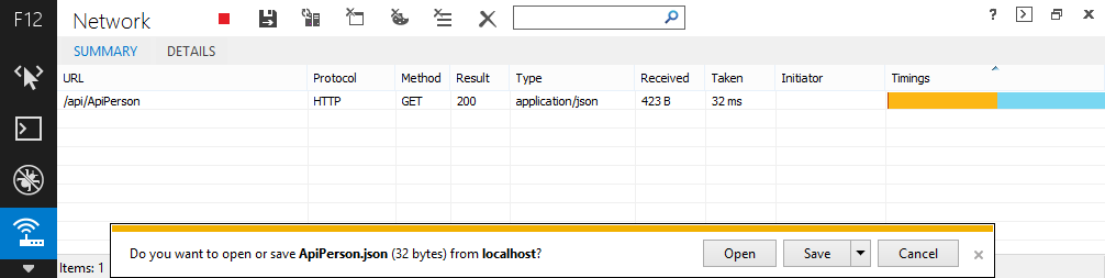 Retrieving person data through Web API Retrieving person data through Web API