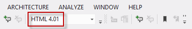 Changing Doctype in HTML Source Editing toolbar Changing Doctype in HTML Source Editing toolbar