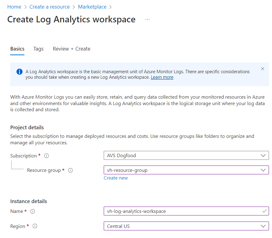 Screenshot of Marketplace.