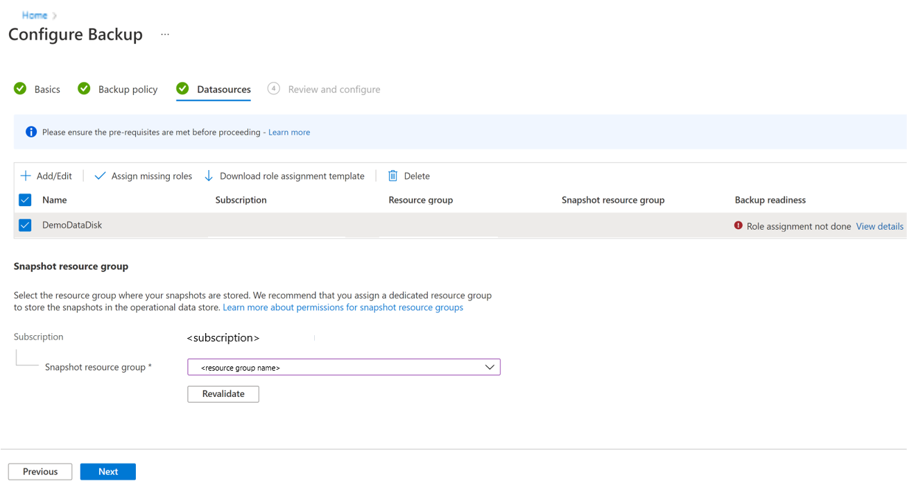 Screenshot shows how to add missing roles.