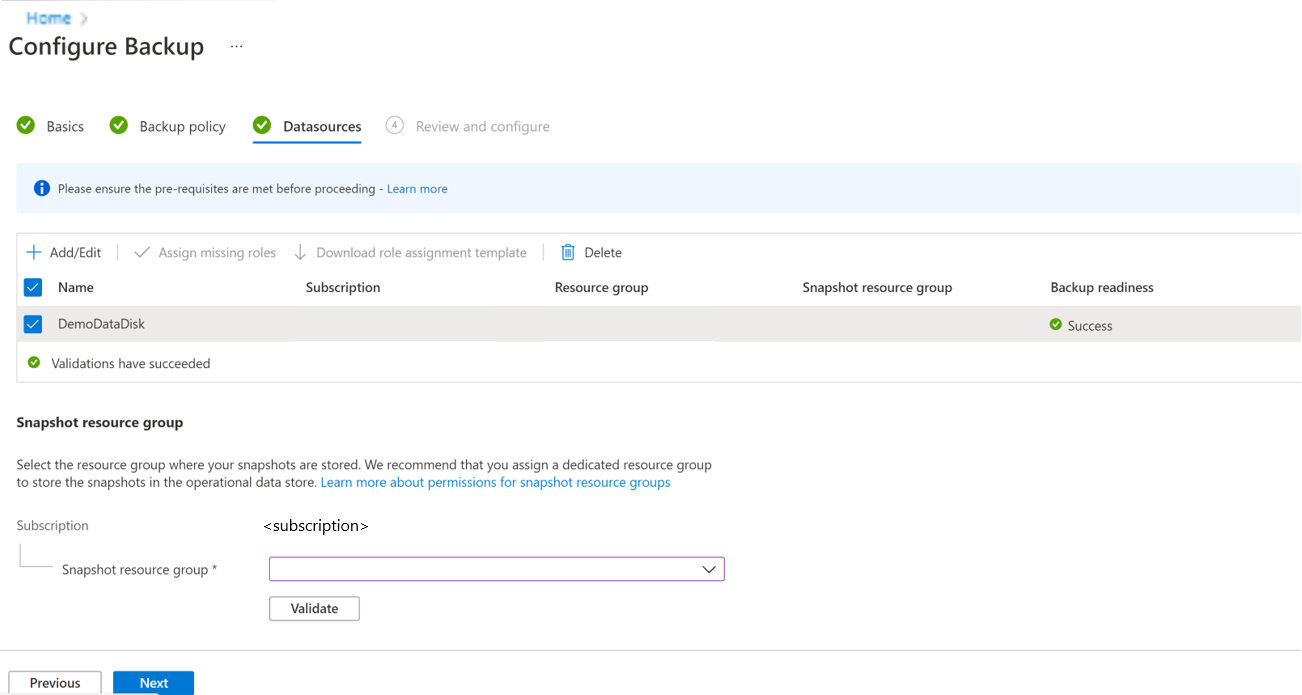 Screenshot shows the permission propagates instances taking longer time, up to 30 seconds.