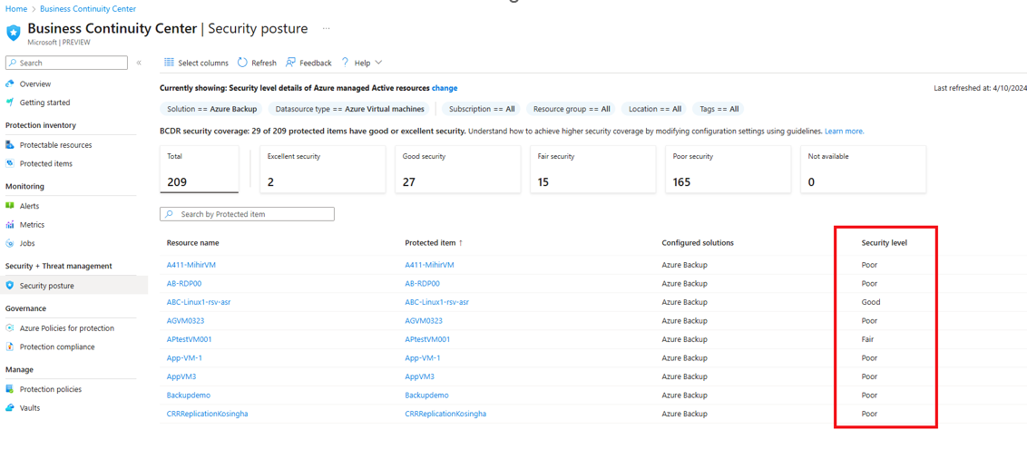 Screenshot shows how to start creating a project for security.