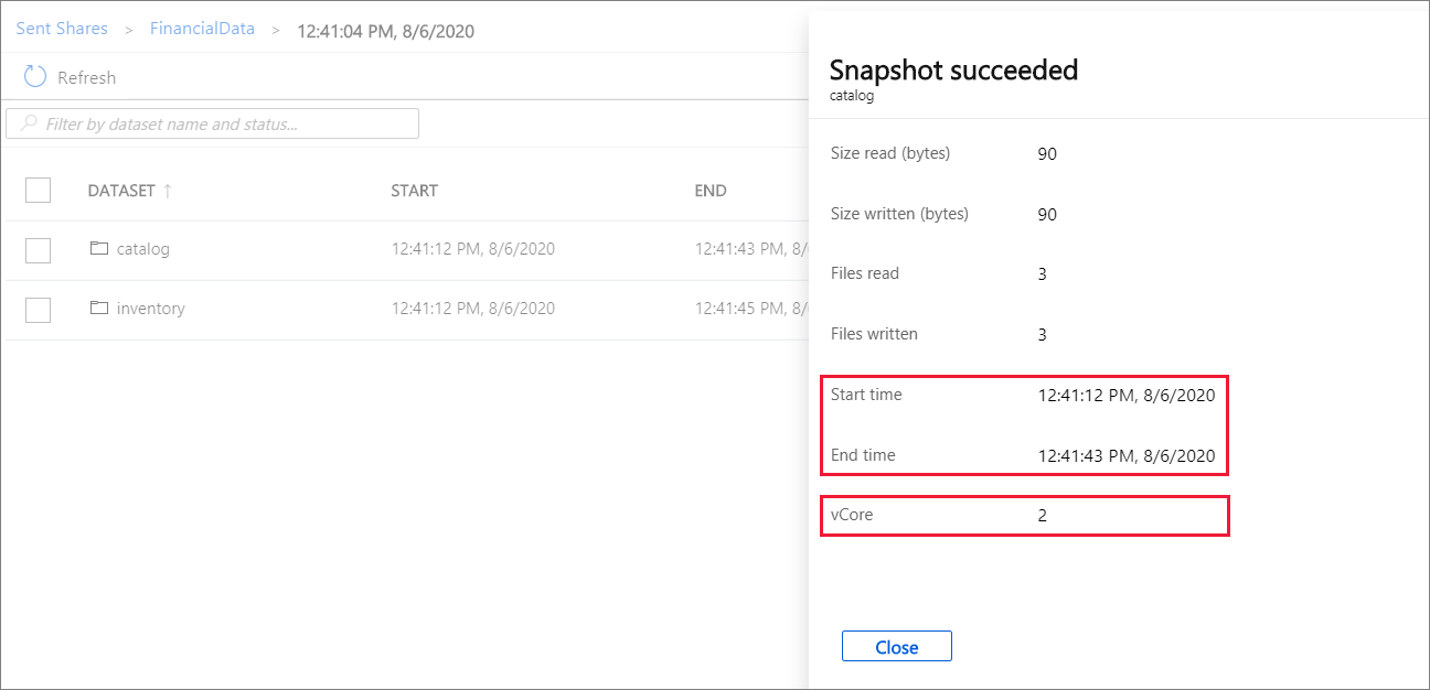 Snapshot Execution Snapshot Execution