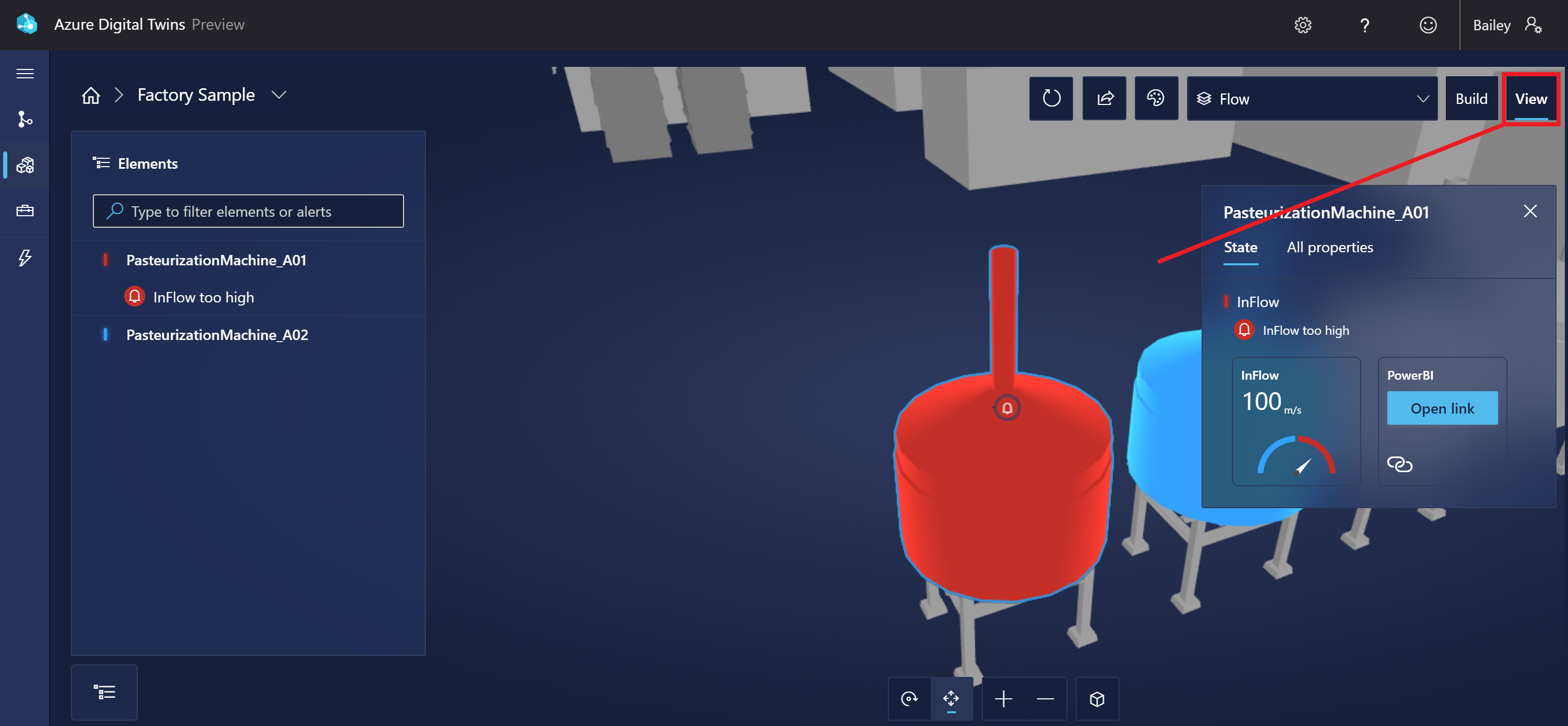 Screenshot of 3D Scenes Studio, showing a scene in the viewer.