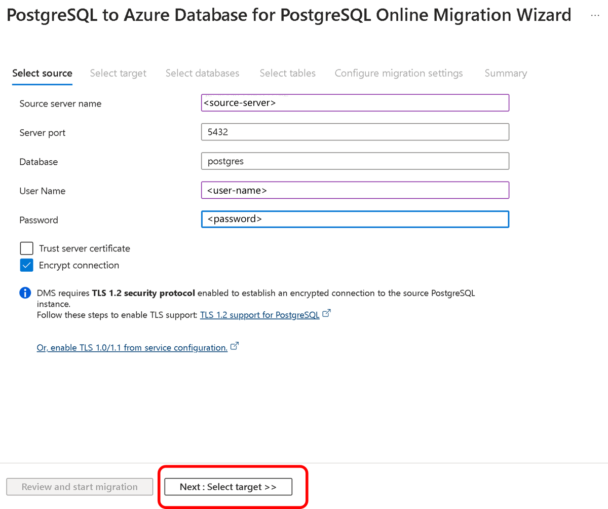 Screenshot of an Add source details screen.
