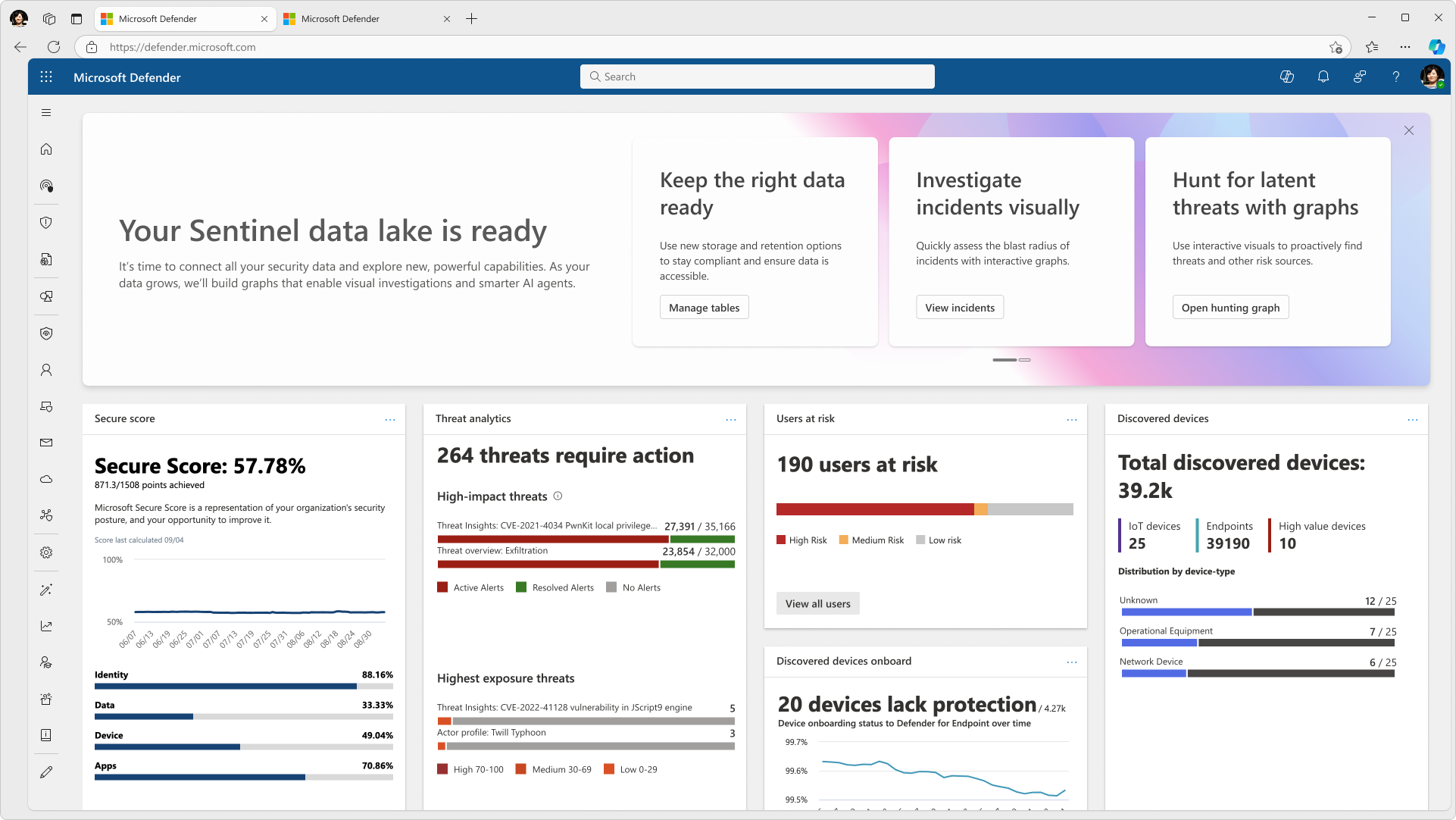 A screenshot showing the onboarding process complete banner.