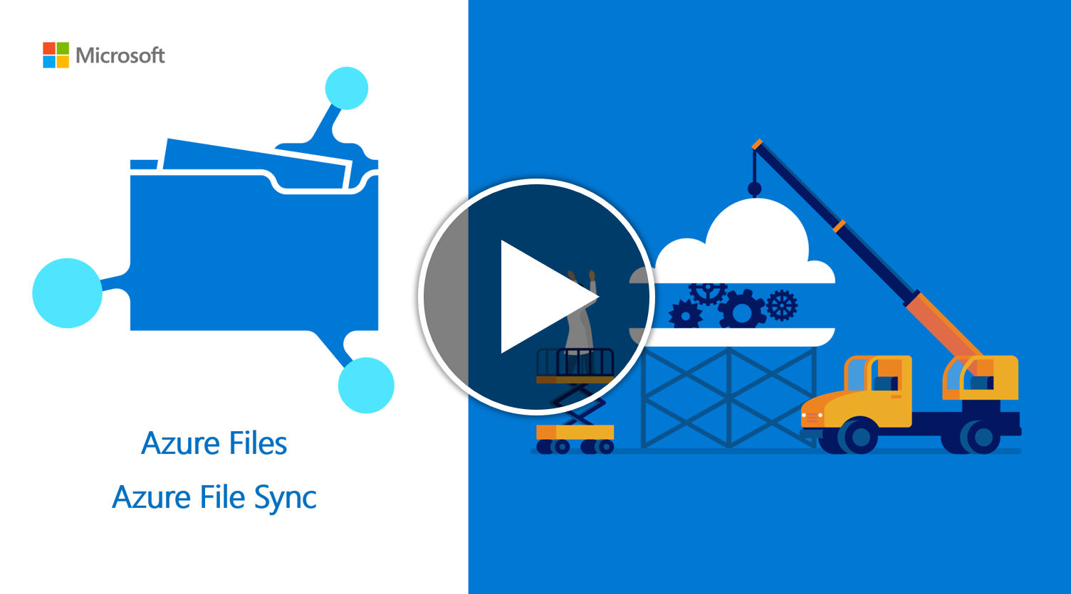 Interview and demonstration that introduces Azure File Sync - select to play.