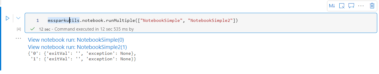 Screenshot of reference a list of notebooks.