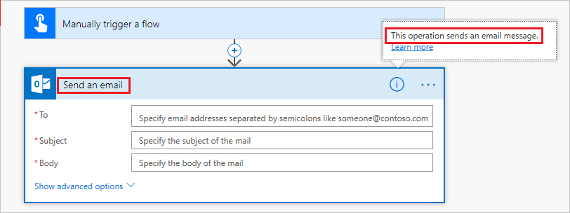 Summary and description fields Screenshot that shows how the summary and description fields will appear.