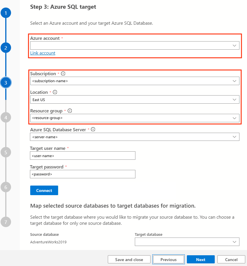 Screenshot that shows Azure account details.