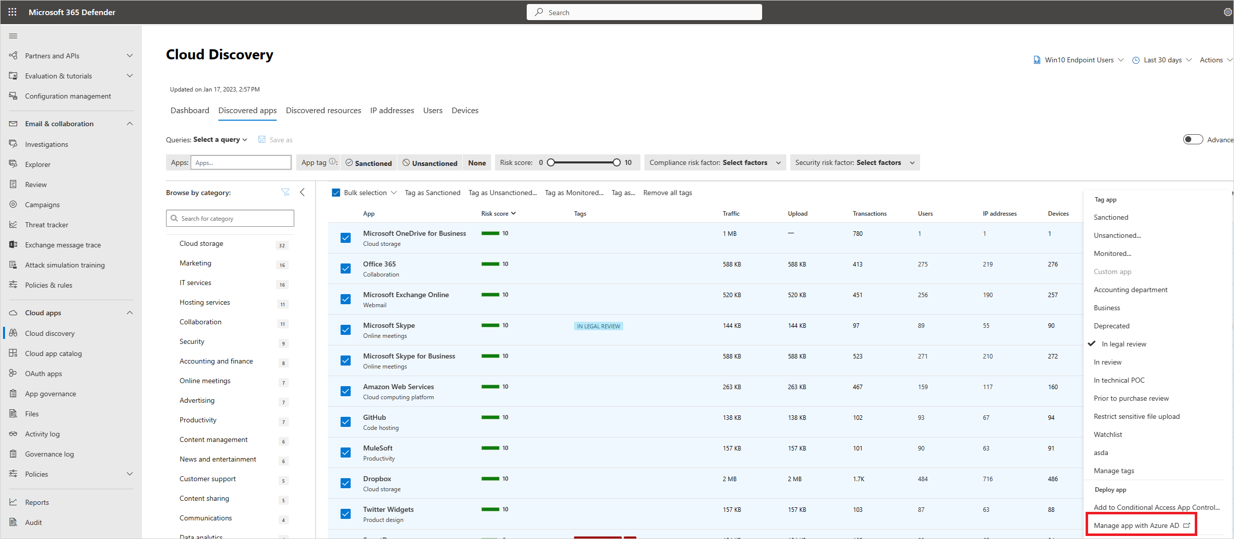 Manage app in Microsoft Entra gallery.