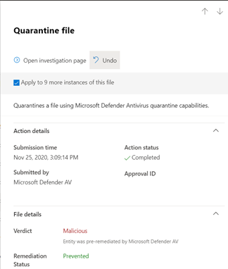 The Quarantine file