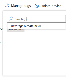 Adding tags on device1
