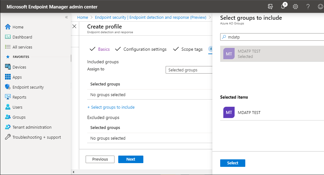 The Microsoft Intune admin center9