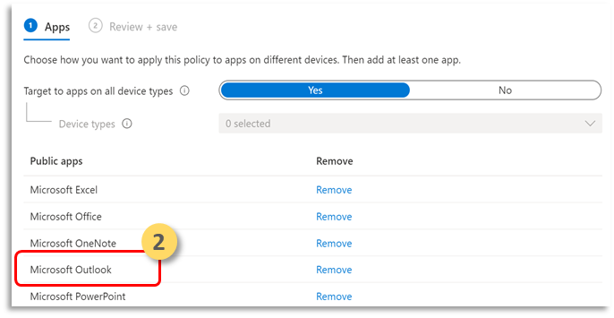 The Microsoft Outlook menu item on the left navigation pane.