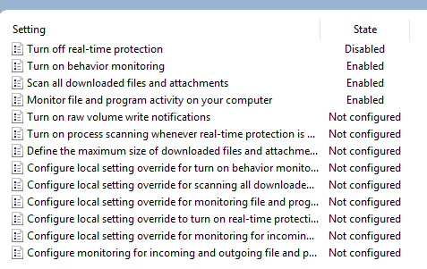 Real-time protection
