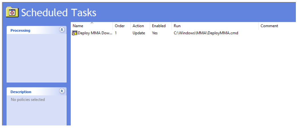 schedule task