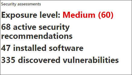 The security assessments card