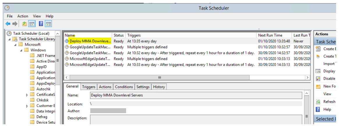 The task scheduler