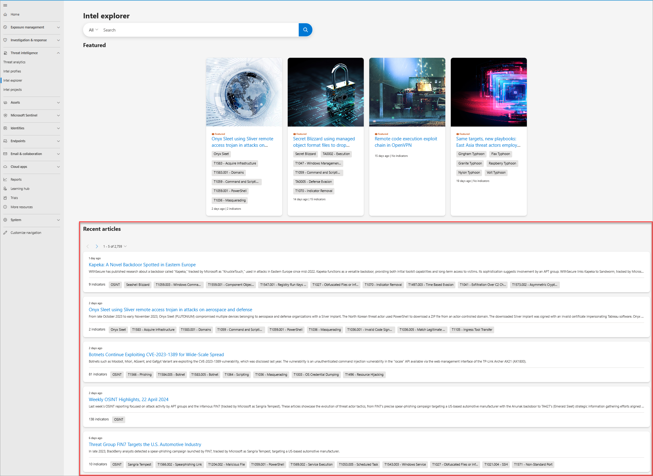TI Overview Articles.