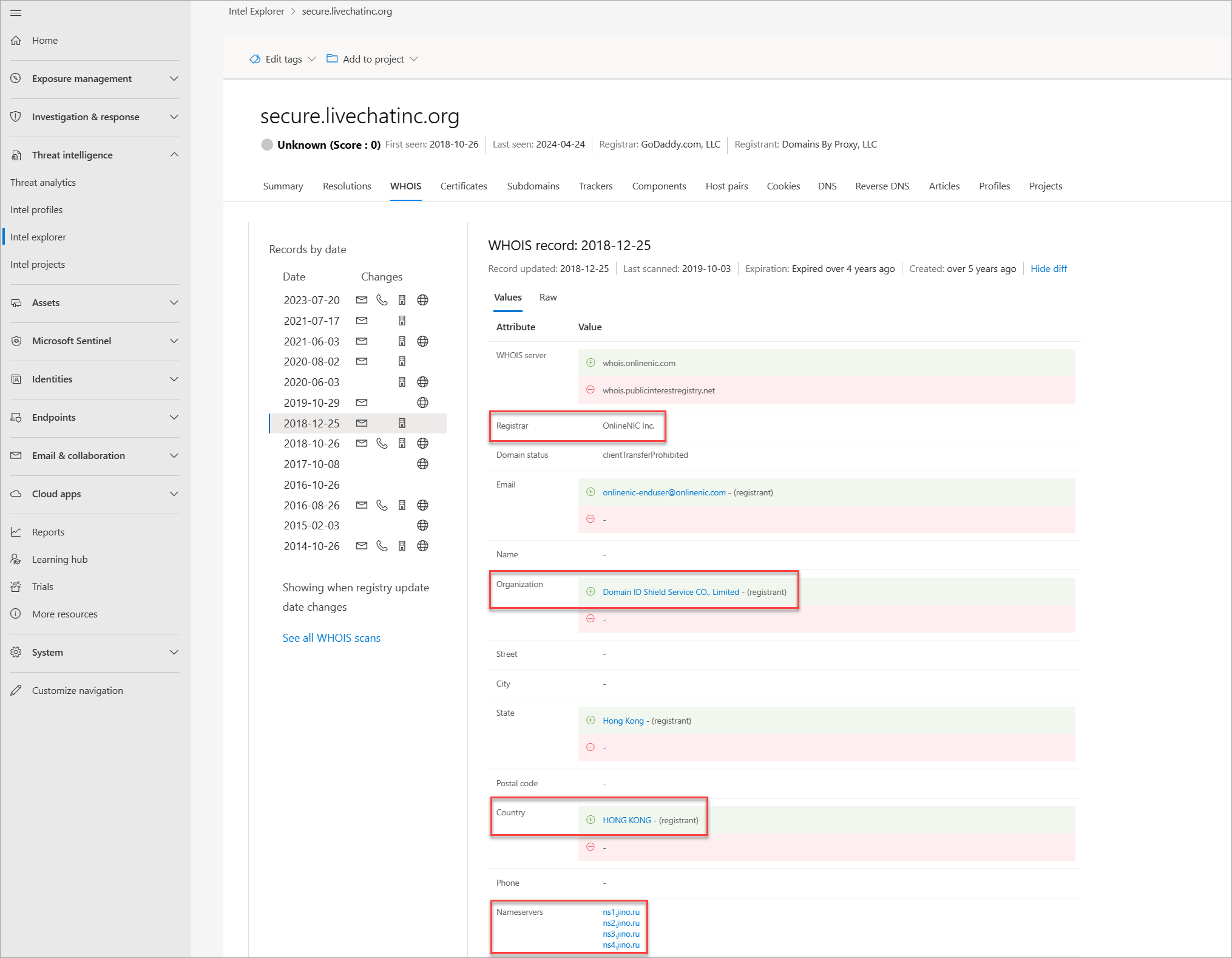Tutorial Infra Chain Secure Live Chat Inc Org Whois.