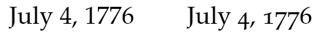 Text using OpenType old style numerals Text using OpenType old style numerals