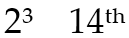 Text using OpenType superscripts Text using OpenType superscripts