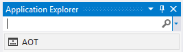 Filtering with Application Explorer.