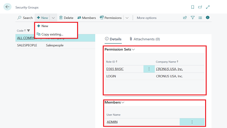 Shows new Security Groups list page Shows new Security Groups list page