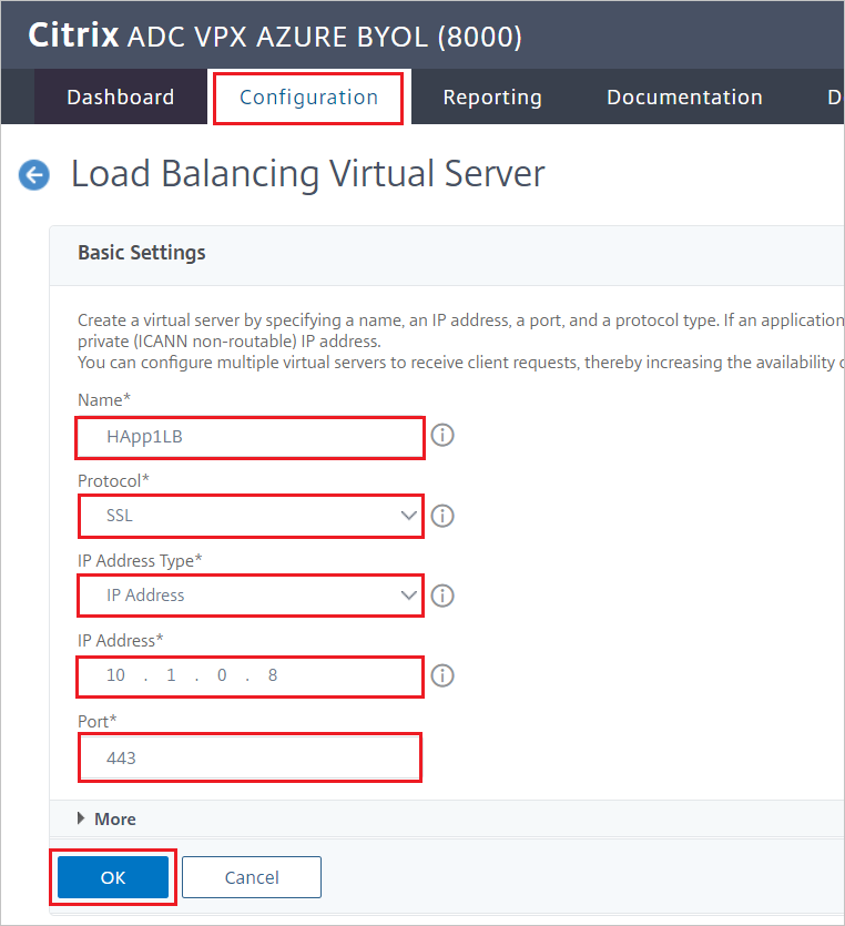 Basic Settings Screenshot of Citrix ADC SAML Connector for Microsoft Entra configuration - Basic Settings pane.