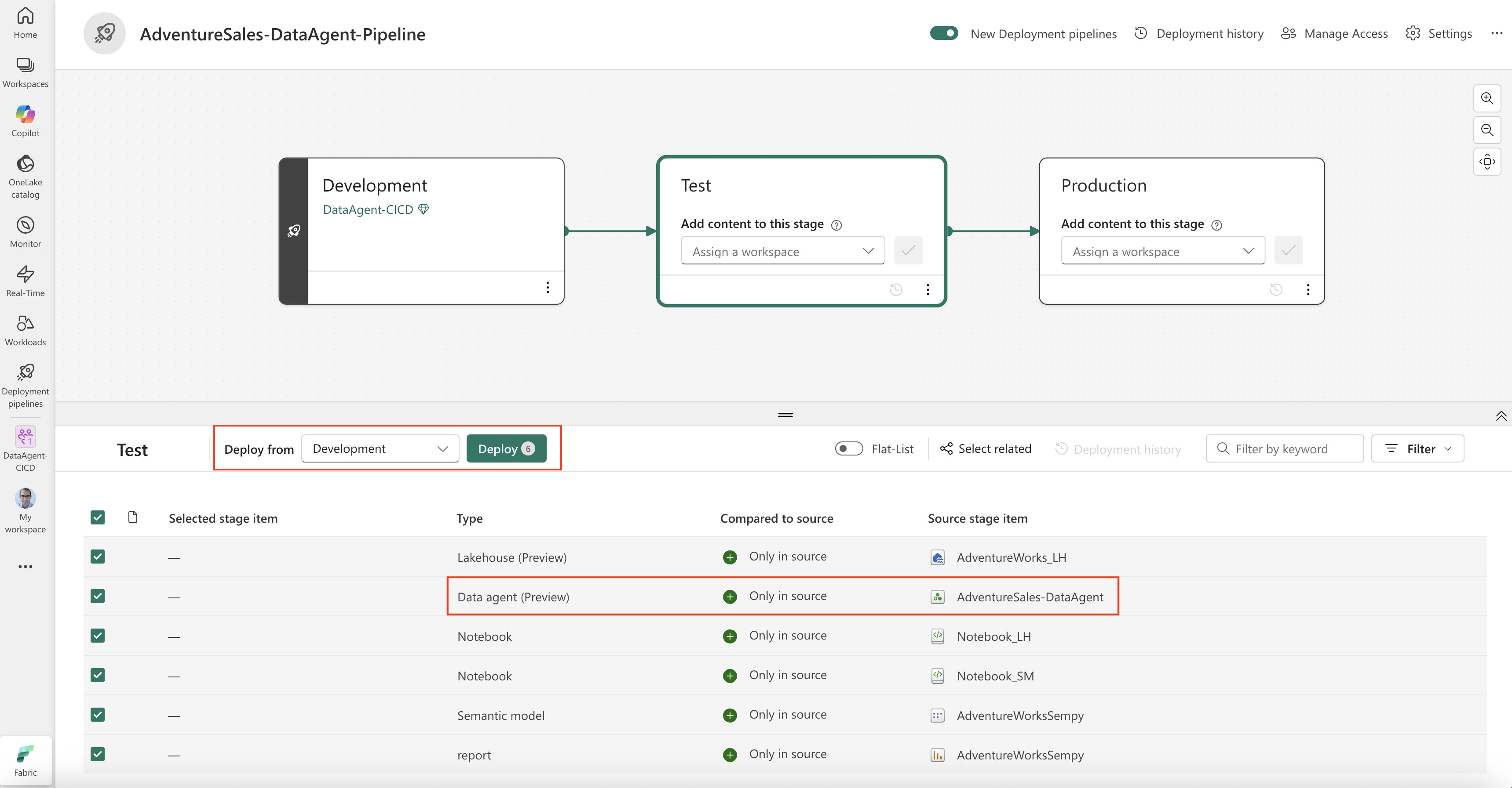 Screenshot showing the dev to test.