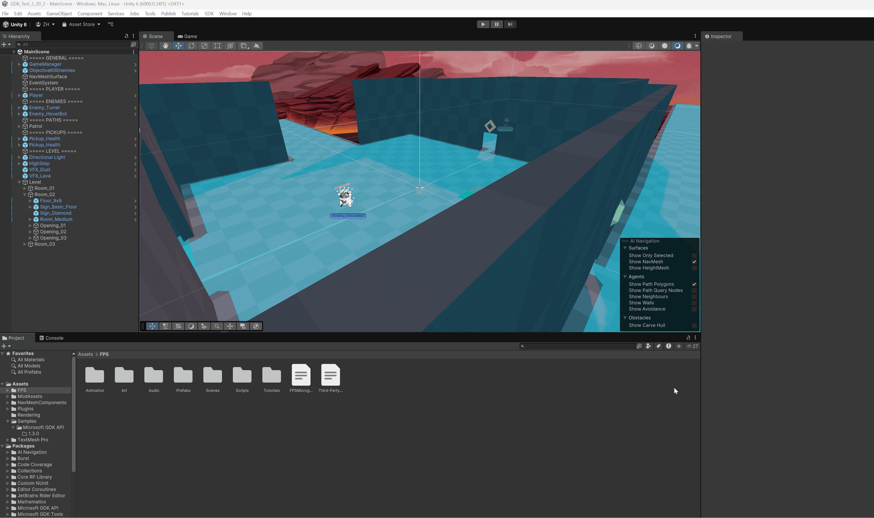 GDK Settings Asset being created in Unity 6
