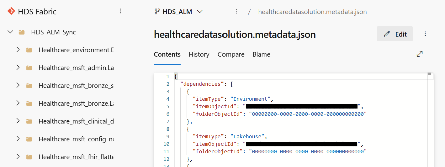 A screenshot displaying the commit results.