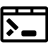 Icon of text-bsaed terminal