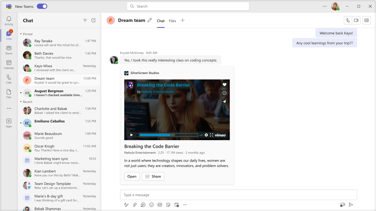 Screenshot shows you the media elements in desktop.