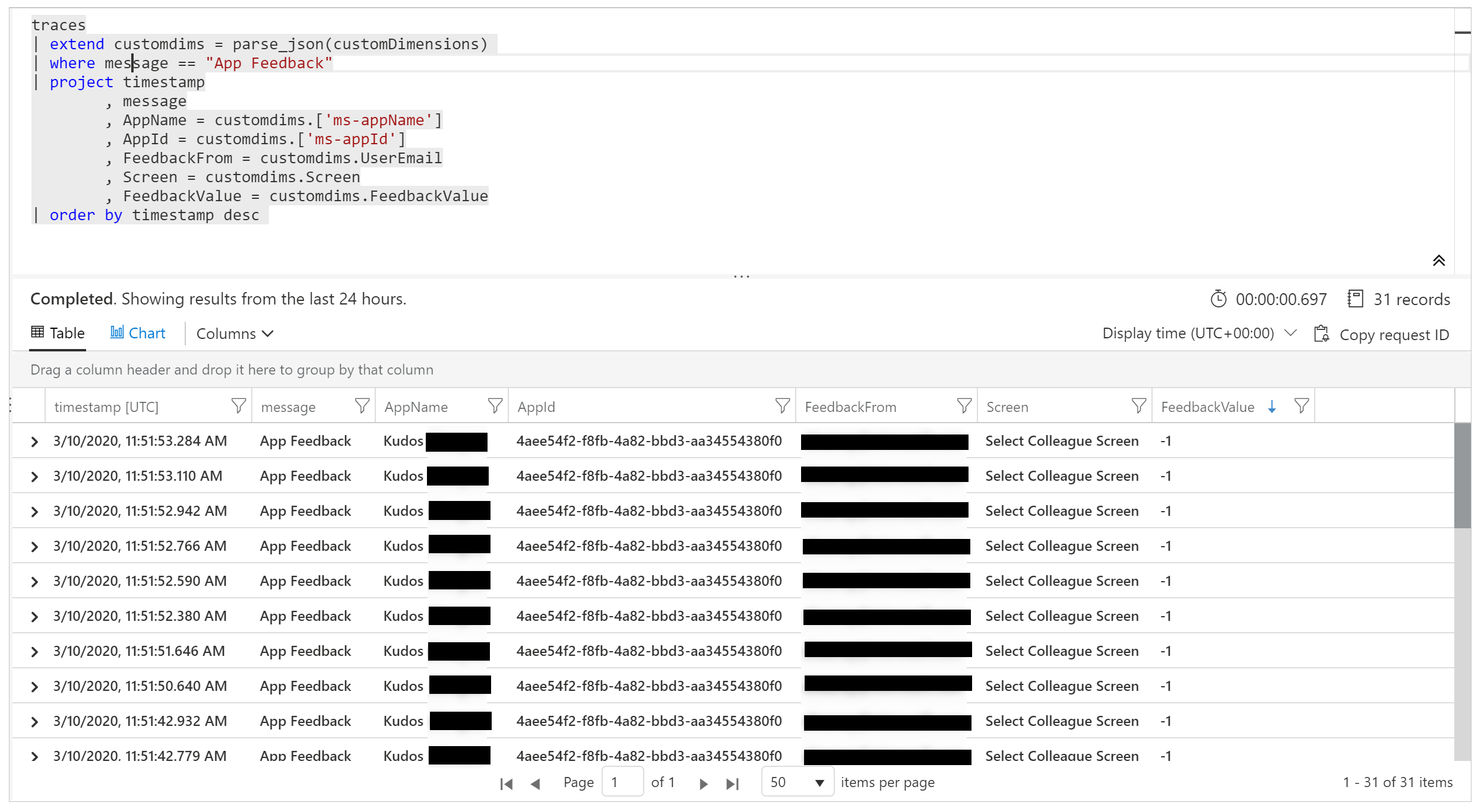 Extend customDimensions query Extend customDimensions query.