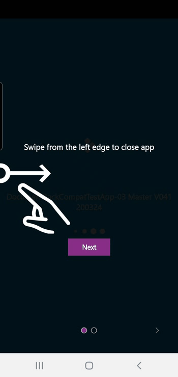 Close an app Close an app.