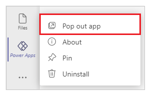 Pop out app Pop out app.