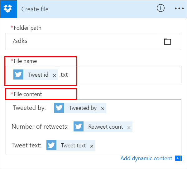 File name and file content Screenshot of a sample file name and content.