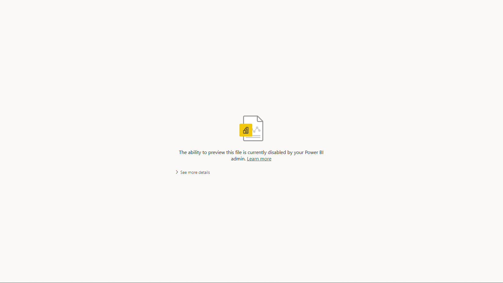 A screenshot of capability disabled view.