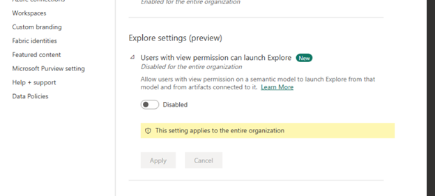 Screenshot showing how admins can limit to people with build permissions in the admin portal.